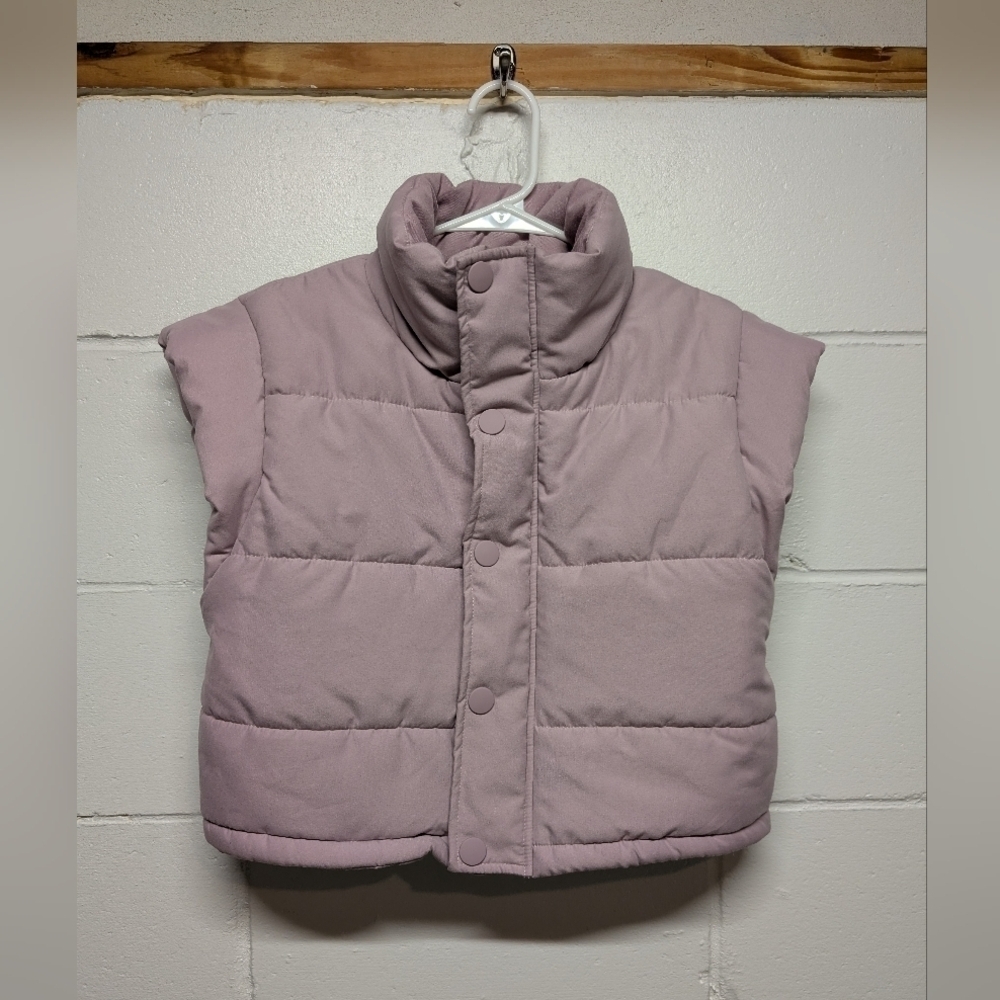 For Love & Lemons Cropped Lined Vest Lavender Purple (Women's small)